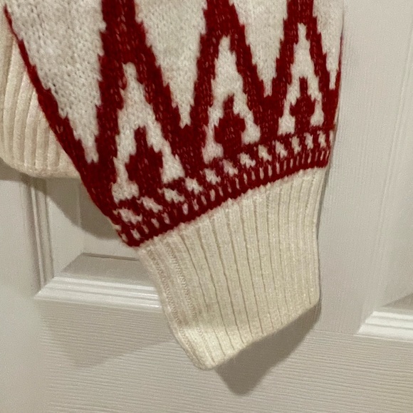 NWT H&M Jacquard-knit Fair Isle Nordic Sweater - Picture 6 of 7